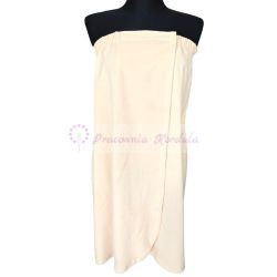 Pareo kosmetyczne welur zatrzaski napy