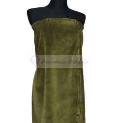 Pareo kosmetyczne welur zatrzaski napy