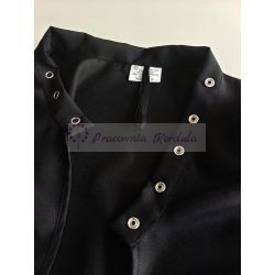 Peleryna fryzjerska czarna długa