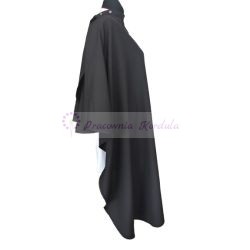 Peleryna fryzjerska czarna długa