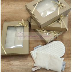 Zestaw kompres solny z rękawicą peelingującą