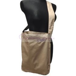 Bawełniana torba przez ramię z kieszonką