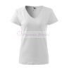 Koszulka damska M, V neck, biała